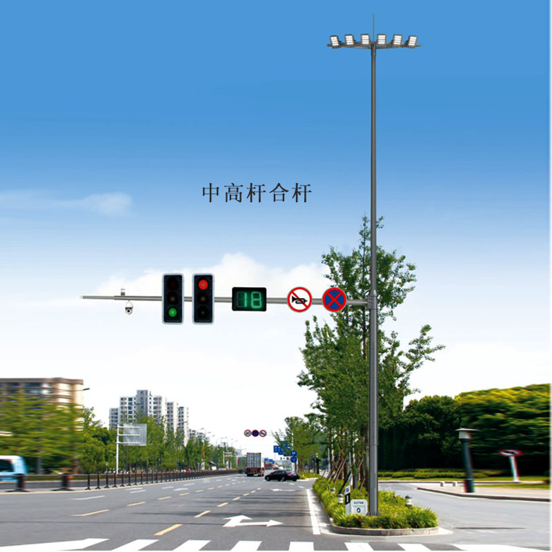 交通指示標(biāo)牌桿01